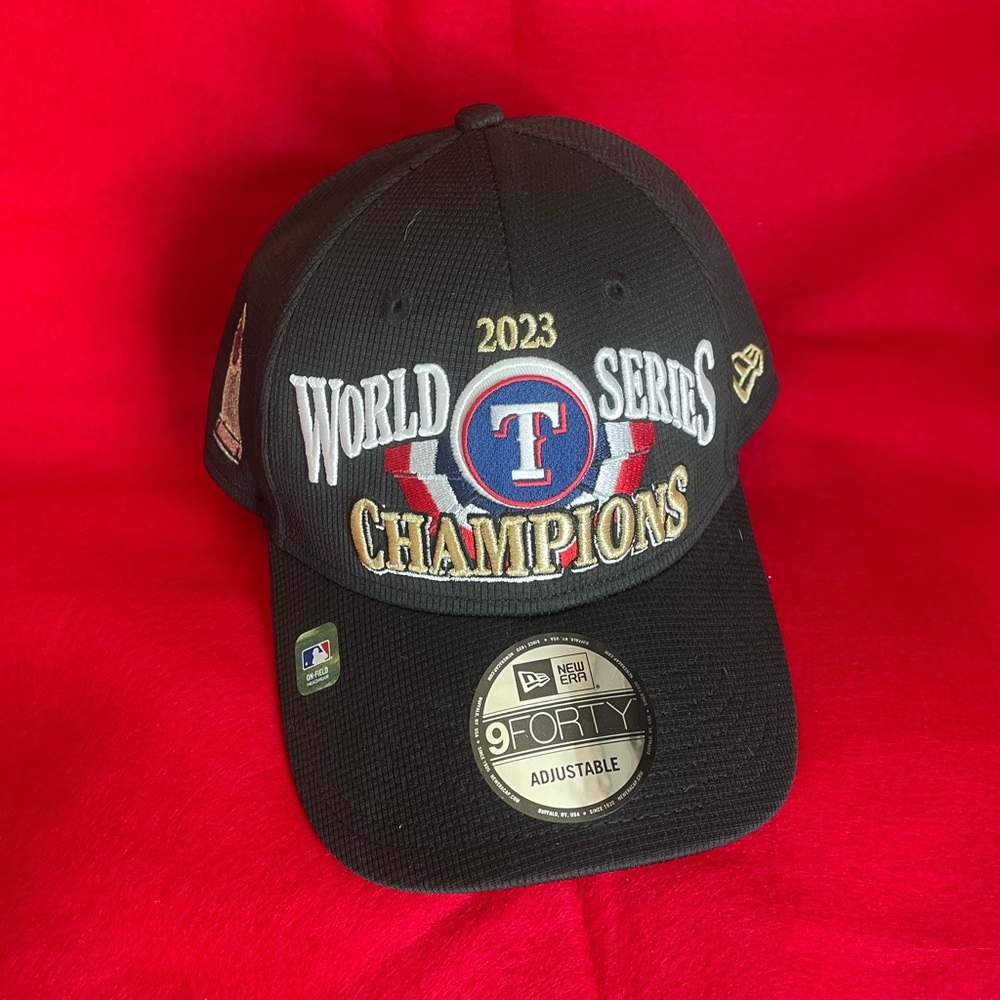 2023 Texas Rangers World Series Champions. NWOT.Adjustable band. One size.